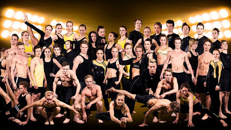 18 lag i medaljkamp i SM i truppgymnastik under SM-veckan i Halmstad 5 - 6 juli 2013