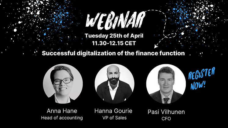 Webinar: Successful digitalization of the finance function - How Bravedo saved millions by implementing AI