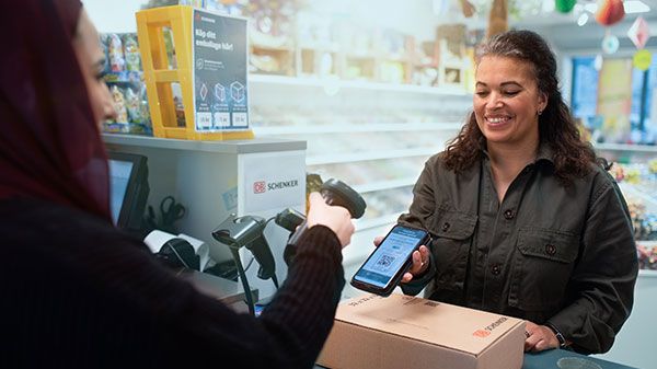 Snabb och smidig utlämning av paket med BankID-signering.