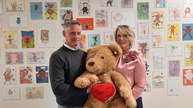 Matthias und Anke Berg im Kinderhospiz Bärenherz Leipzig