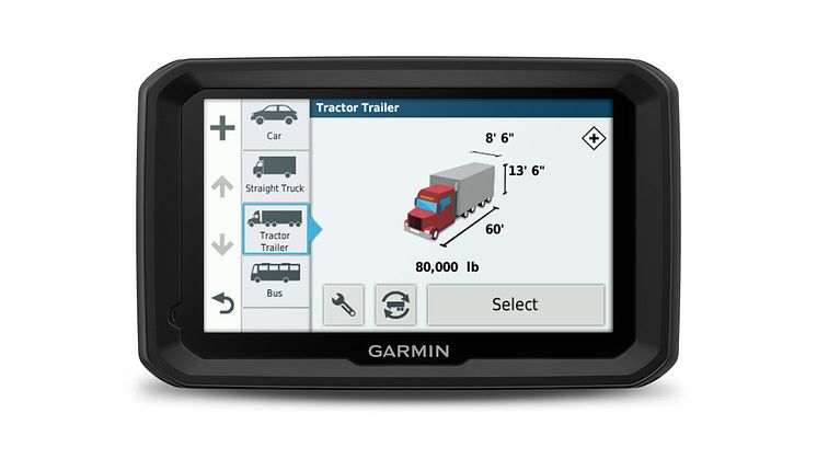 Garmin® introducerar nästa generations navigation för lastbilsförare - dēzl™ 580 LMT-D