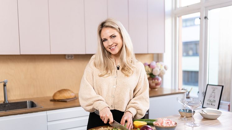 Ernæringsrådgiver og influenser Emilie Nereng. Foto: Norges sjømatråd