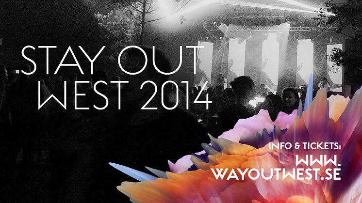 Här är alla Stay Out West-ställen 2014! Plus Kurt Vile & The Violators och Nils Frahm klara