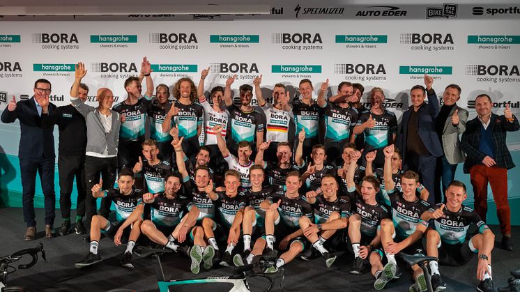 BORA-hansgrohe cykelholdet klar til den nye 2020 sæson