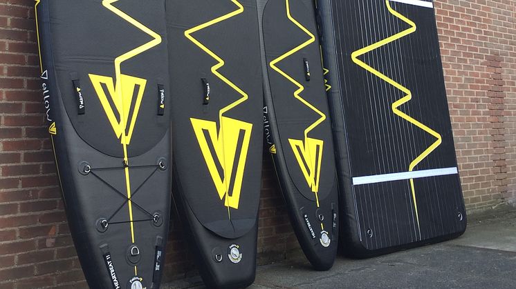 Hi-res image - VETUS - The YellowV line up of inflatable SUPs and platform