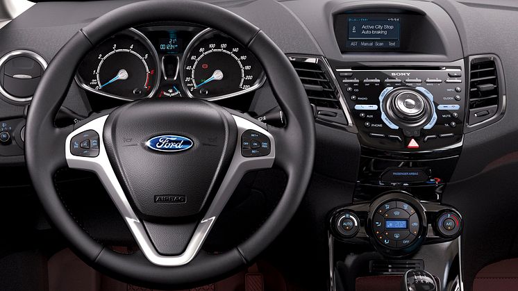 Uuden Ford Fiestan sisätilat