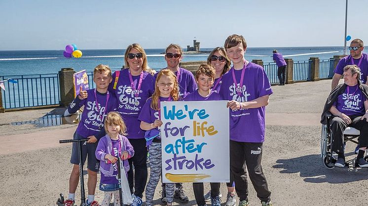 One small step for man, one great Step Out for Stroke in the Isle of Man