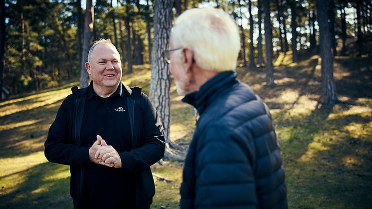 Magnus Hansson, C4 Energi och Bengt Persson, Åhusgården.