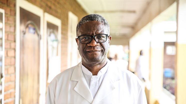 On 2 October, Nobel Peace Prize winner Denis Mukwege announced that he is entering politics and running as a presidential candidate. Photo: PMU, Annelie Edsmyr