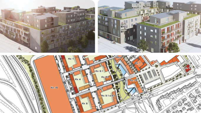 Dags för första spadtag på Kongahällatomten i Kungälv