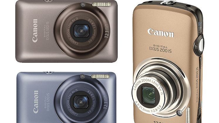 Fingertoppskänsla – Canon introducerar sin första IXUS med pekskärm och den tunnaste kameran med vidvinkel hittills