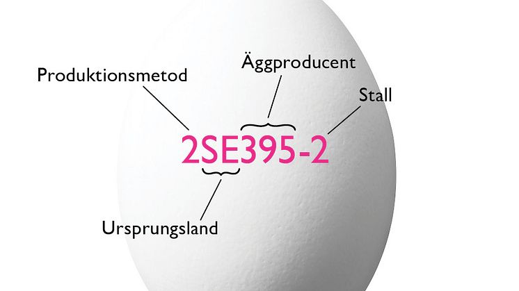 Färska ägg som säljs i Sverige är till 99 procent svenska