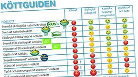 Köttguiden – verktyg för miljösmarta val 