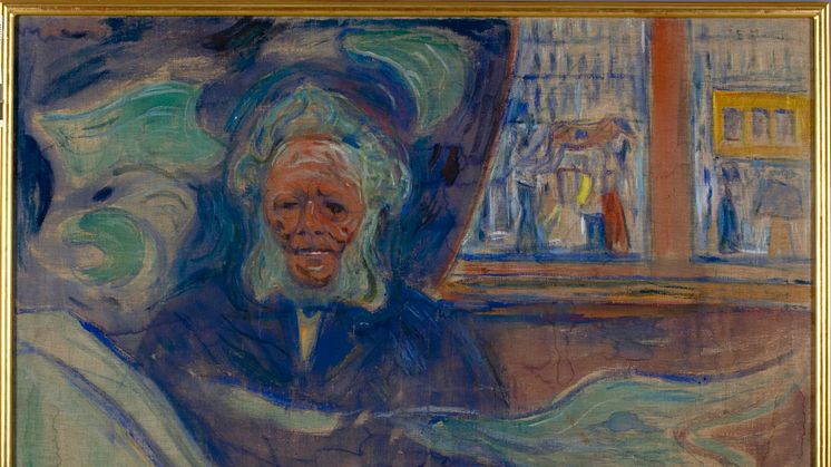 Edvard Munch: Henrik Ibsen på Grand Café / Henrik Ibsen at the Grand Café 1909-1910