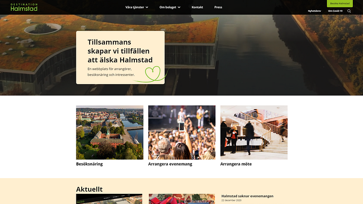 ​Halmstads besöksnäring i fokus på ny webbplats