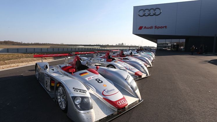 13 Le Mans vindere på række ved Audis anlæg ved Neuburg