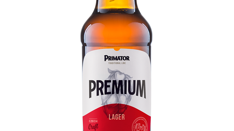 Det Tjeckiska bryggeriet Primátor byter design på sina flaskor.