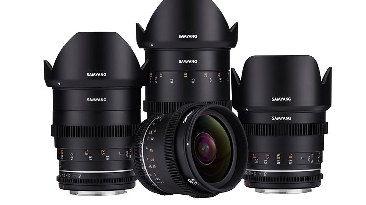 Vier neue Cine-Objektive: Die VDSLR MK2 Reihe von Samyang