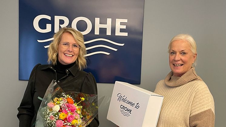 Jorunn Tharaldsen, Key Account Manager for Architects & Designers, og Anne Øiseth, Country Manager, i GROHE og LIXIL EMEA.