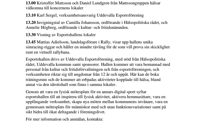 Nu invigs Sveriges första esportshall