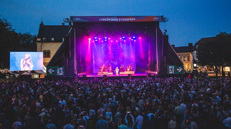 Bild från Linköpings stadsfest senast det begav sig 2019. Foto: Visit Linköping