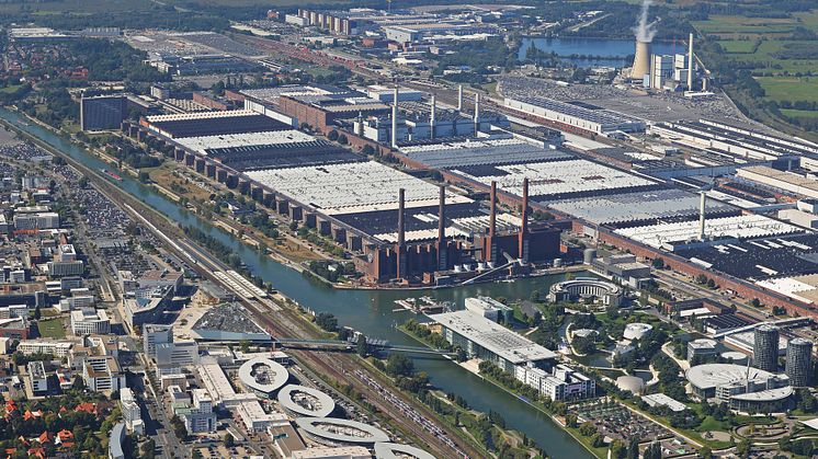 Fabriken i Wolfsburg är den största anläggningen i Volkswagen-koncernen.