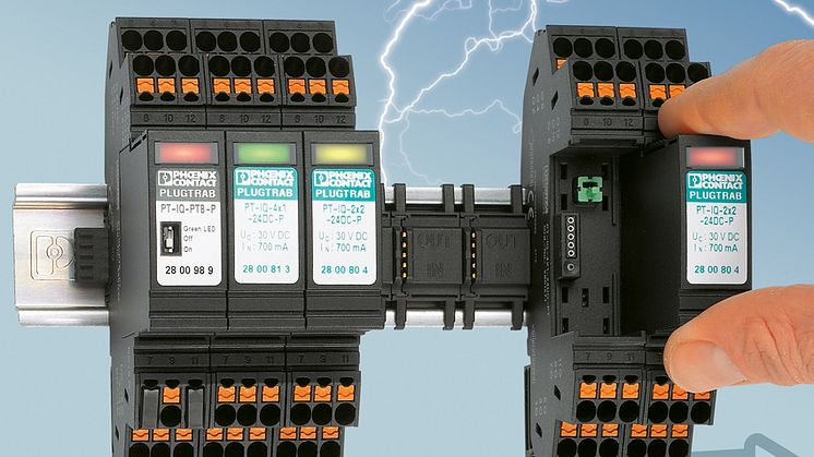 Intelligent Surge Protection with Push-in Connection Technology