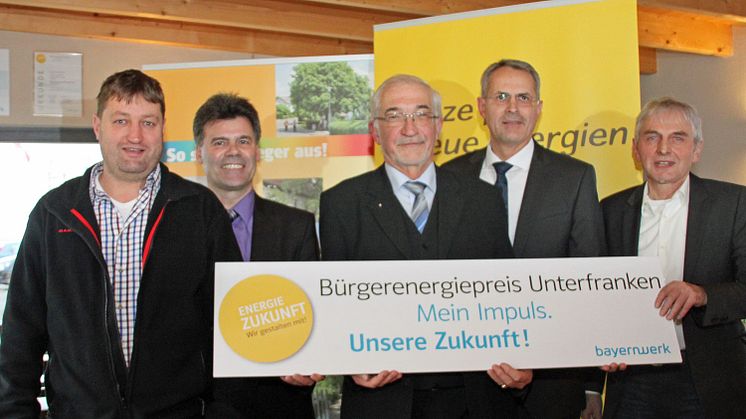 Bürgerenergiepreis Unterfranken 2016: Aufruf zum Bewerbungsstart