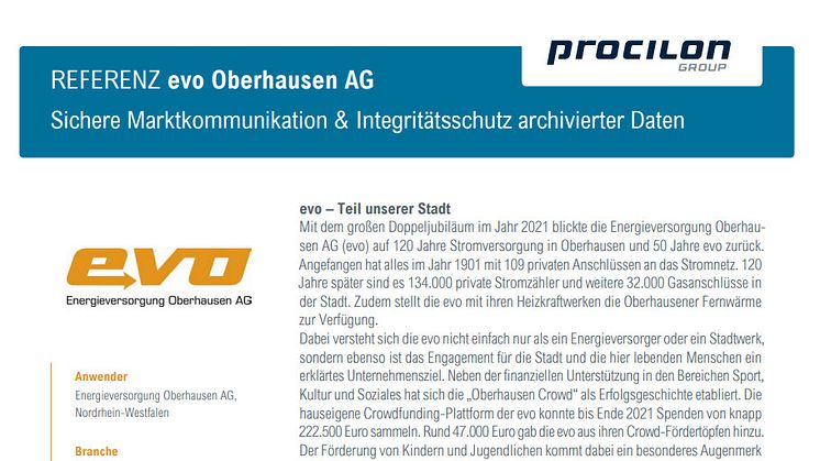 Sichere Marktkommunikation & Integritätsschutz archivierter Daten