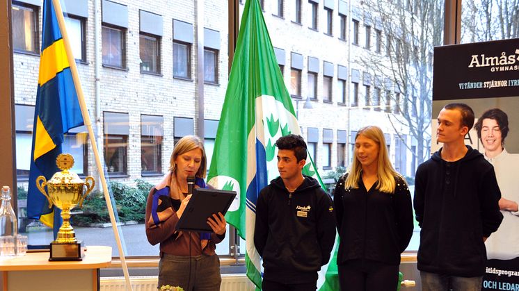 Almåsgymnasiet årets Grön Flagg-skola