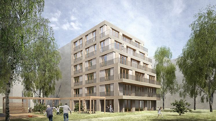 Baubeginn der Immobilie für Menschen mit und ohne Behinderung in Wilmersdorf Anfang 2021 / Fotocredits: Georg Hana