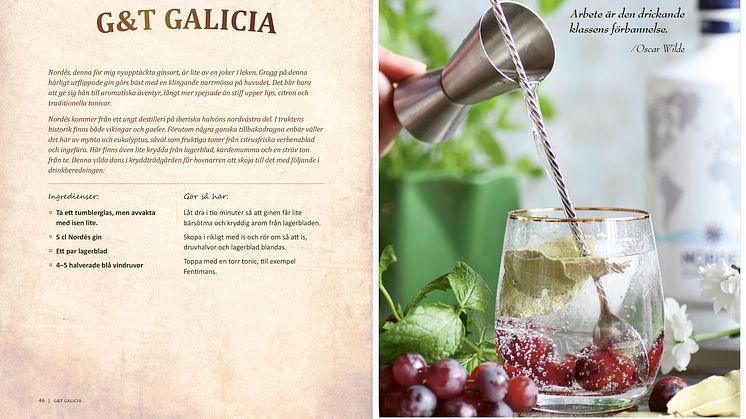 Uppslag recept G&T Galicia 