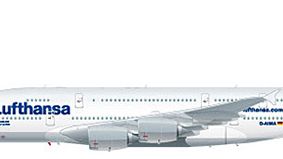 Världens största passagerarflygplan på Arlanda
