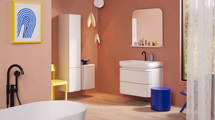 Studio Besau-Marguerre designs exclusive b:me bathroom collection for burgbad