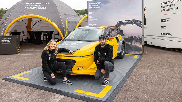 Construction Equipment Dealer Team gör historisk debut i eldrivet rallycross-VM