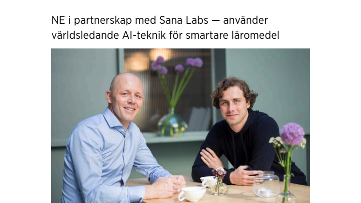 NE i partnerskap med Sana Labs — använder världsledande AI-teknik för smartare läromedel
