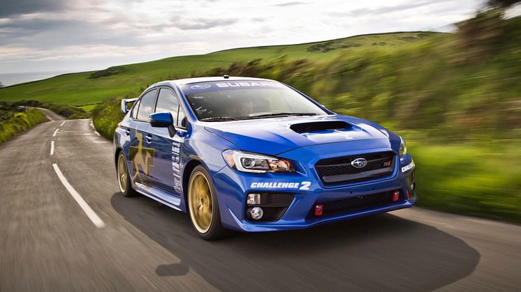 Subaru WRX STI sätter nytt rekord på Isle of Man