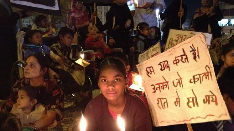 Handikappade barn i Bhopal högtidlighöll årsdagen av katastrofen