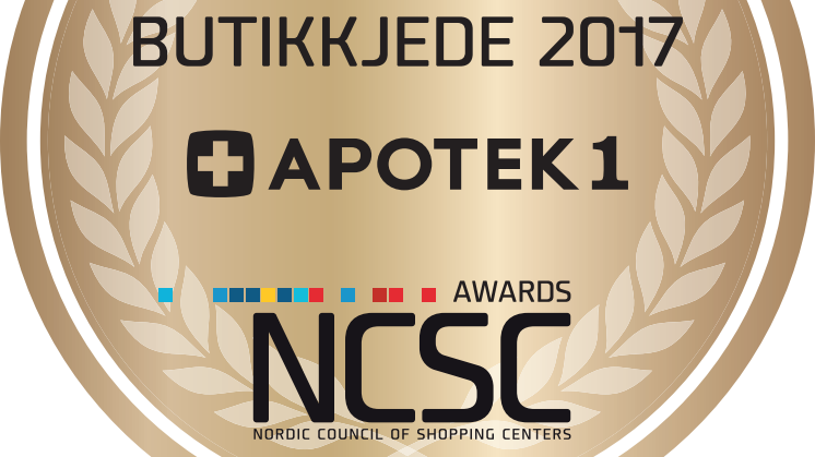 NCSC - Årets Butikkjede Apotek1_ logo