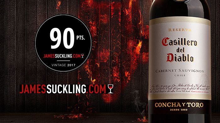 James Suckling ger 90 poäng till Casillero del Diablo Cabernet Sauvignon