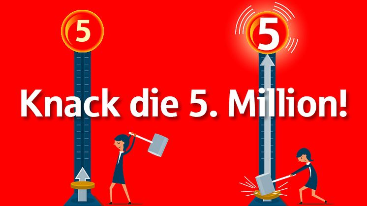 Knack die 5 Mio