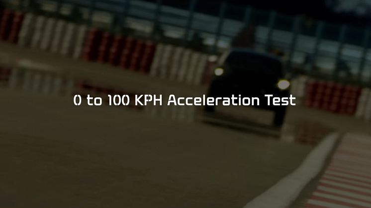 Accelerationstest på KIAs kommende højtydende model