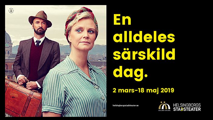 Musikalen En alldeles särskild dag sätts upp på Helsingborgs stadsteater våren 2019. 
