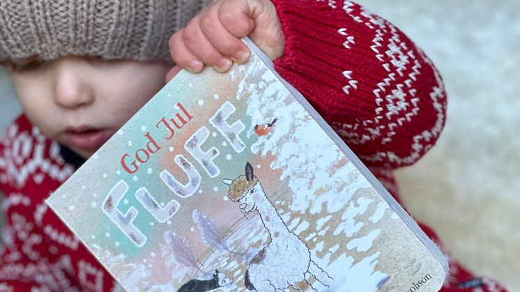 God Jul FLUFF, ny bilderbok om alpackan FLUFF