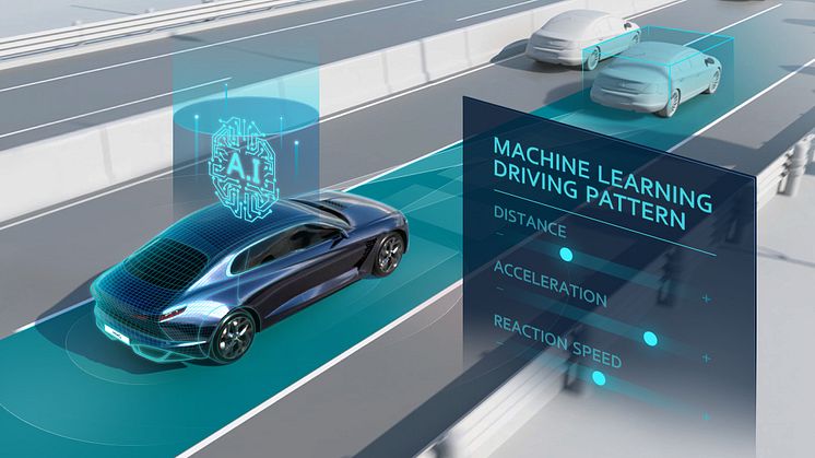 Verdens første intelligente læringsbaserede Smart Cruise Control (SCC-ML), inkorporerer den enkelte førers køremønstre i bilens selvkørende funktion