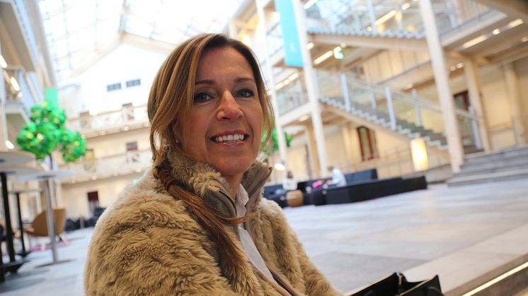 NY VD: Eva Nyh Hederberg blir ny vd för Åkroken Science Park som just flyttat in i nya lokaler i Grönborgs. Foto: Anders Lövgren