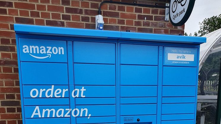 New Amazon Hub Lockers at Hassocks station