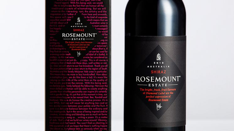 Vinhuset Rosemount förser vin med doftprov