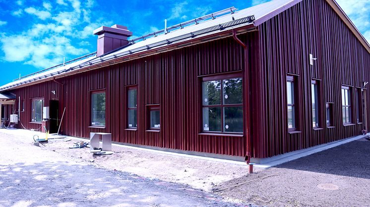 Byggarbetsplatsen på Öland - Gärdslösa Förskola