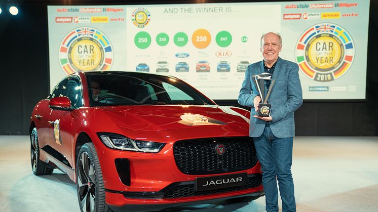 Jaguar I-PACE kåret til Årets Bil i Europa 2019